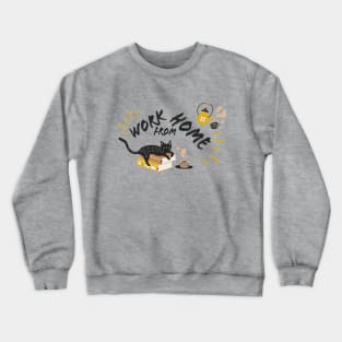 Work From home During Covid 19 Pandemic Crewneck Sweatshirt